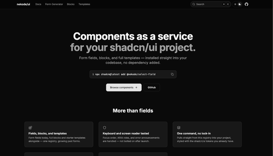 Nekode UI: Modern React UI Components